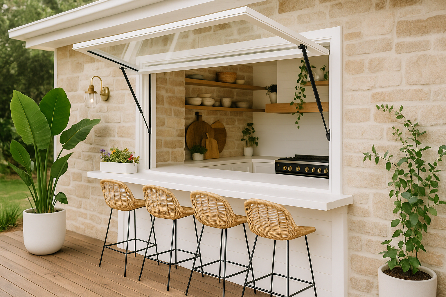 1200 H x 2300 W Power-Strut Window