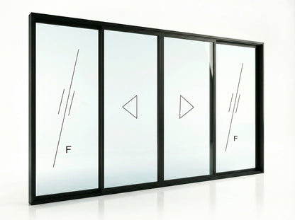 sliding door 4 panel